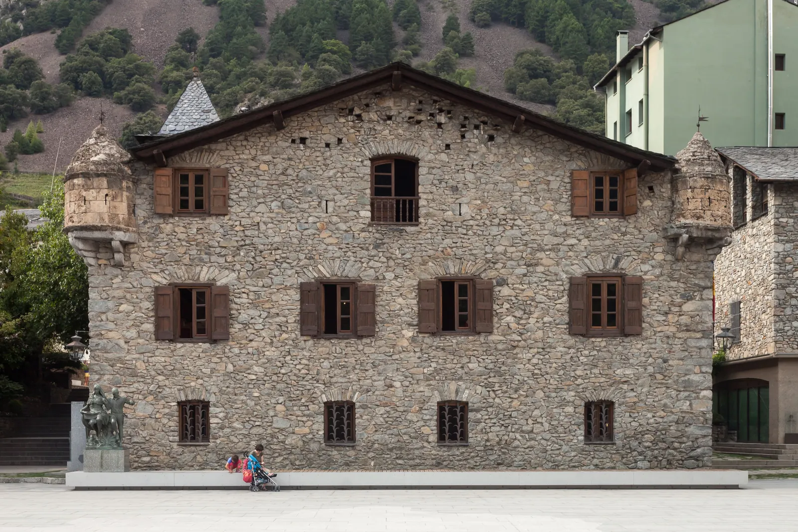 La Casa de la Vall, de 1580, en Andorra la Vella