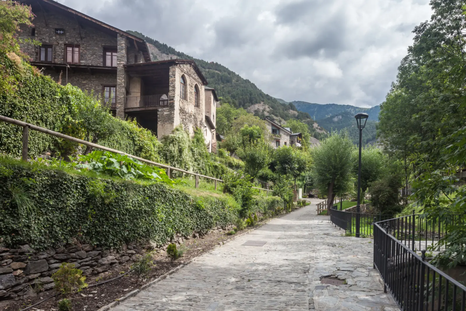 Paisaje de Ordino, en Andorra